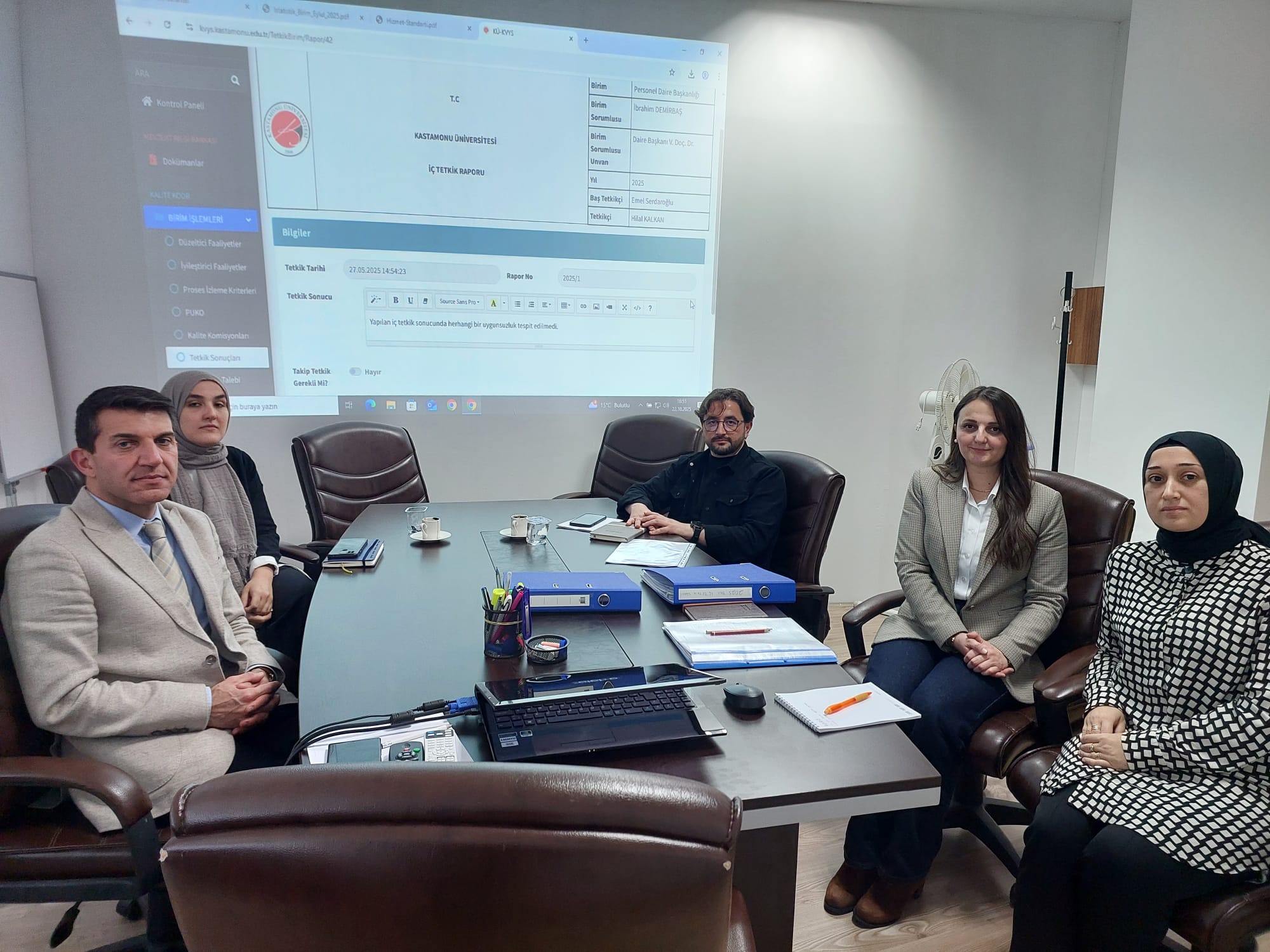 TS EN ISO 9001:2015 Kalite Yönetim Sistemi (Tetkik Toplantısı)
